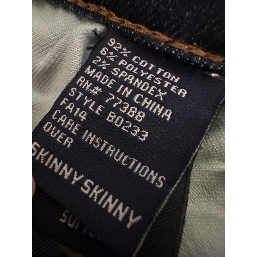 Madewell Skinny Skinny Jeans Medium Wash Distressed Blue Mid Rise Size 26 - Picture 7 of 7